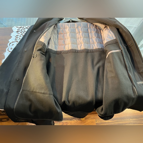 Kenneth Cole New York in person condition black coat with extra warm vest. XL - Picture 10 of 12